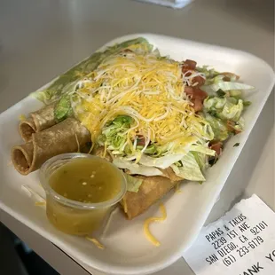 4pc Rolled Tacos