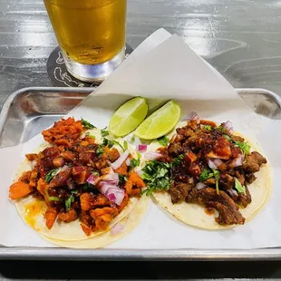 Pollo/carne asada taco. MUST COME FOR 1$ TACO TUESDAY!!!!