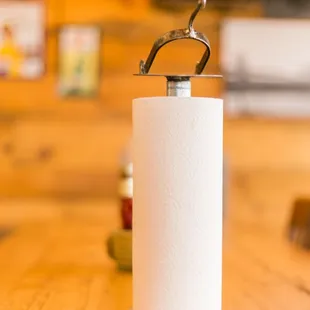 a paper towel dispenser