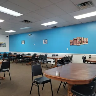tables and chairs
