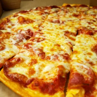 Thin crust pepperoni