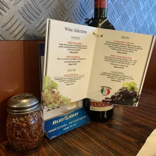 Wine list