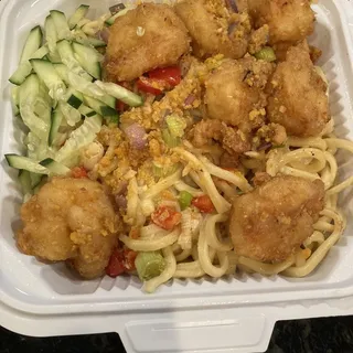 Golden Prawn Garlic Noodle