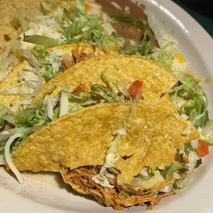 Soggy tacos had to eat with a fork