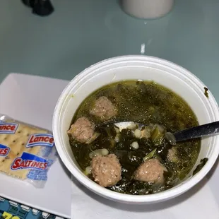 Italian wedding soup is very good