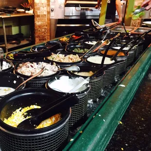 Self serve salad bar...