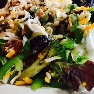 Fresh salad bar all day :)