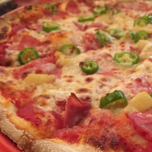 Fresh pineapple &amp; jalapeños &amp; YUMMY Ham! :)...