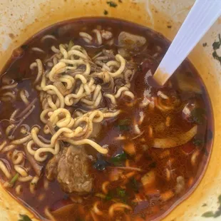 What's left of my delicious ramen