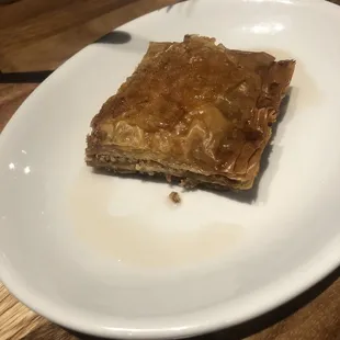 Homemade baklava