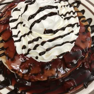 Strawberry pancakes!