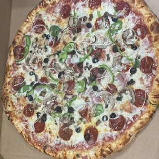 a pizza in a box