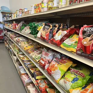 a variety of snacks
