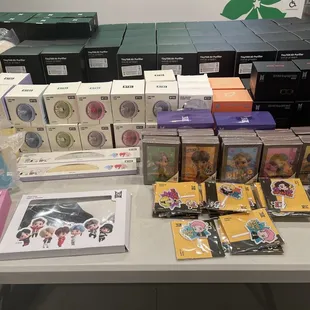 BT21 and TIny Tan merchandise