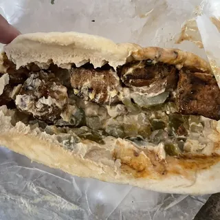 Lamb Shish Kabab Sandwich