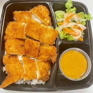 Katsu curry chicken