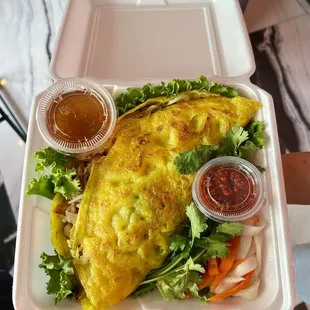 Banh Xeo, bean crepe - tasty! (April, 2024)