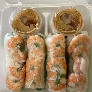 Goi Cuon Tom, shrimp spring rolls - love this! (April, 2024)