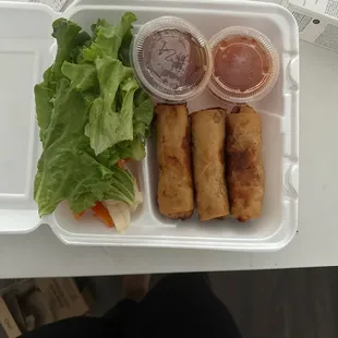 Fried egg rolls