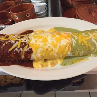 XXL large wet burrito