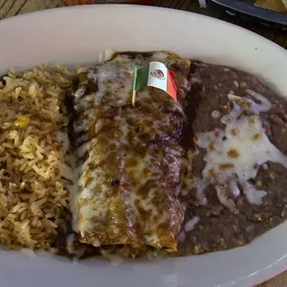 Enchiladas Papaya Lunch Special