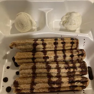 Churros and Ice Cream