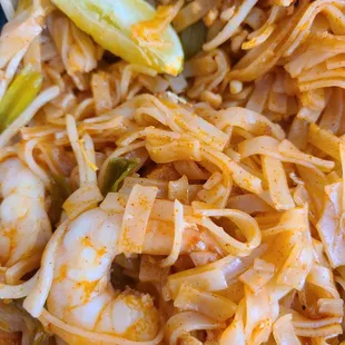 Pad Thai with shrimp