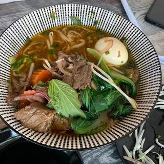 Beef Stew and Oxtail Rice Noodle Soup