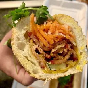 6. Sauted BBQ Pork Banh Mi