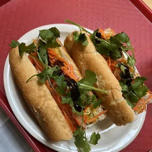 3. Lemongrass Pork, Chicken, or Tofu Banh Mi