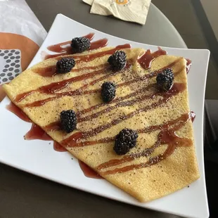 Black Forest crepe - gluten free, not vegan