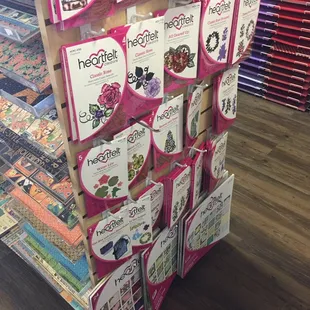 We carry a huge selection of Heartfelt Creations.  This is a small section of it.