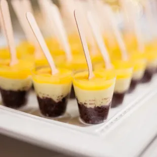 Dessert Table- Sticky Rice Mango Shots