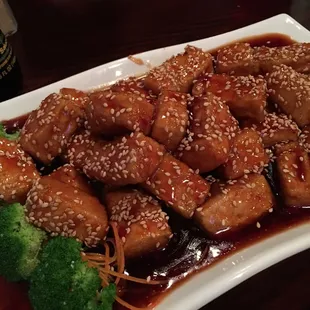 Honey Sesame Tofu