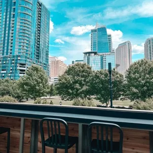 Gorgeous Skyline Views From The Rooftop Patio