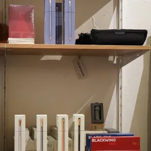 Did you know that Blackwing is made in Japan but finished in Stockton, CA? Blackwing in Stockton is where we get all of our Blacwing stock!