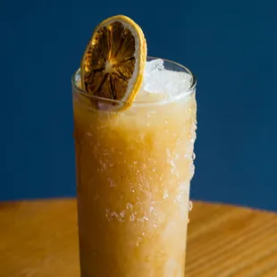 Black hole sun. Paper picon, passion fruit, orgeat, lemon.