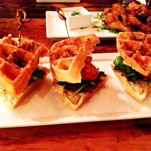Chicken and Waffle Sliders