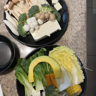Tofu platter.