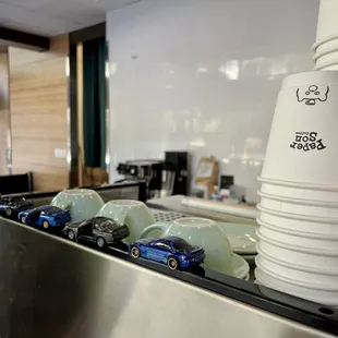 Cute stamped paper cups!