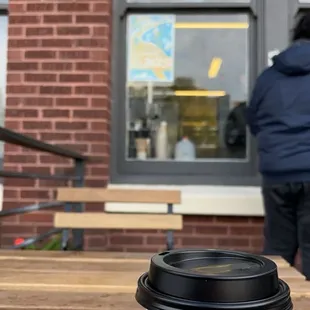 Oatmilk cappuccino. extra hot