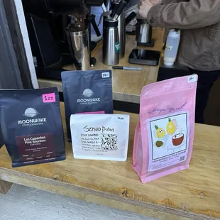 Coffee beans they're selling