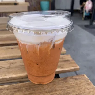 Thai tea cloud