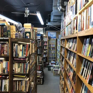 Lots of books to be found. Decently organized. Nice staff. Ok prices. Sweet spot is bringing in books to trade/sell.