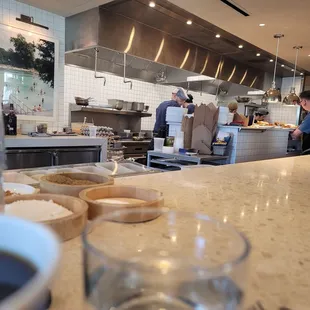 Bar seat/ kitchen view