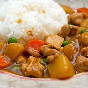 Chicken Curry over Rice