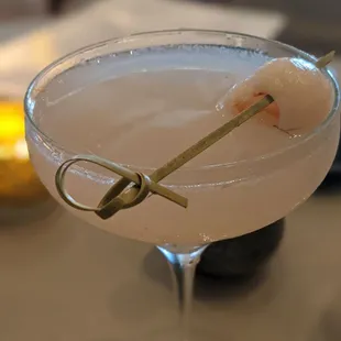 Lychee martini.