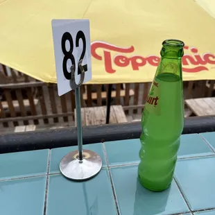 My drink and number