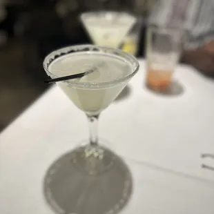 Lemon drop martini