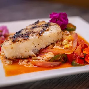 Chilean Sea Bass is exquisite!